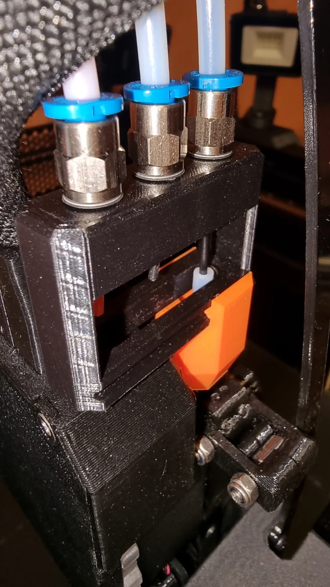 Bộ chuyển đổi ống PTFE ba chiều cho máy in Prusa XL