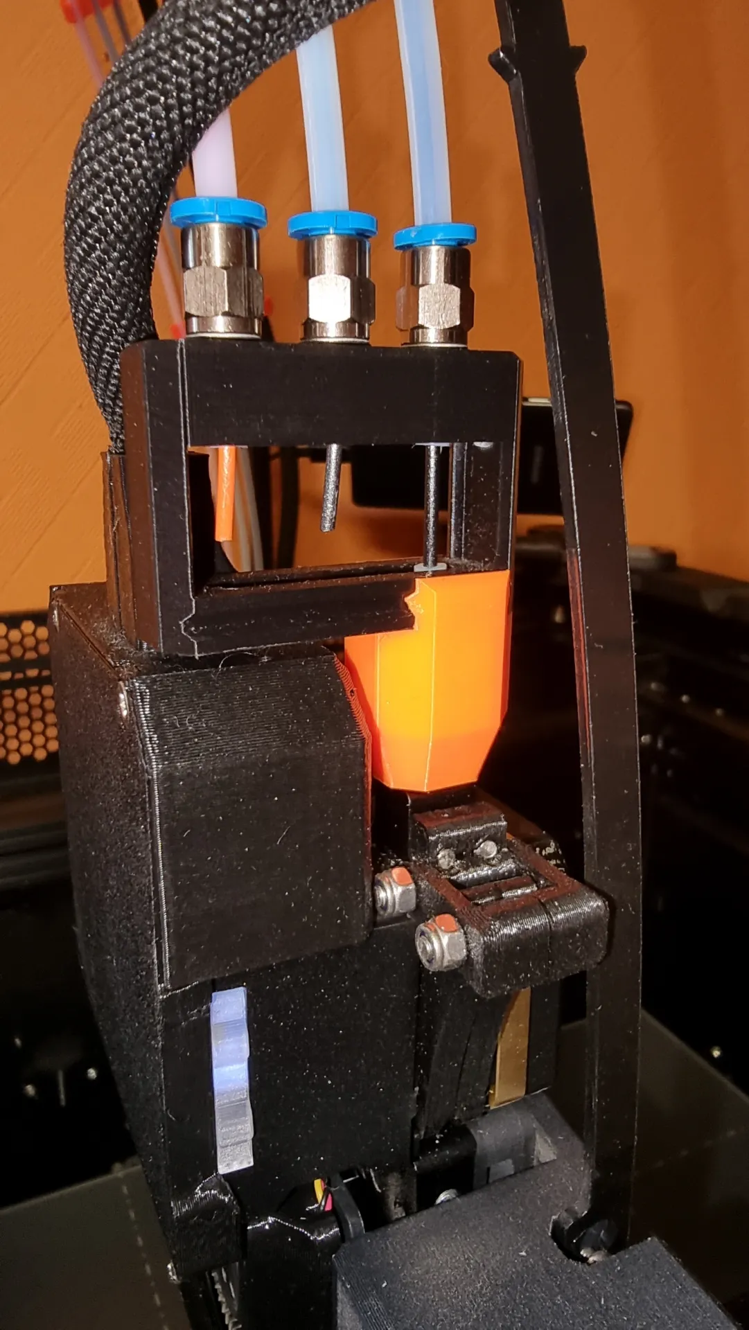 Bộ chuyển đổi ống PTFE ba chiều cho máy in Prusa XL