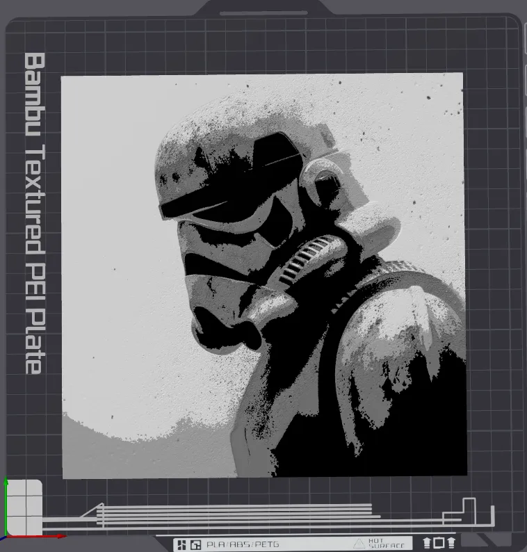 Chiến binh bão Hueforge trong phong cách Star Wars