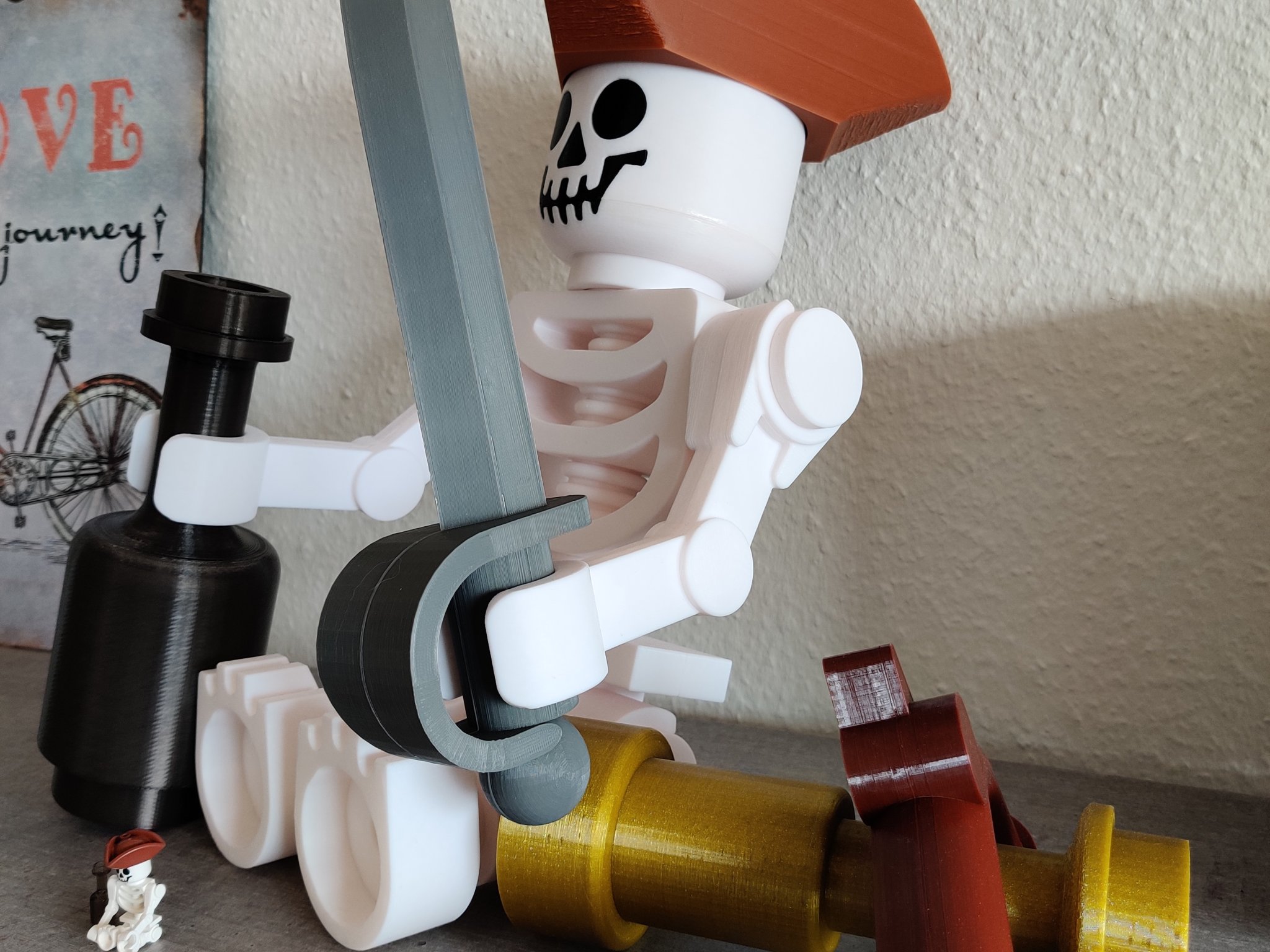 Cắt Lego phong cách Cutless cho mô hình Skeleton 10:1