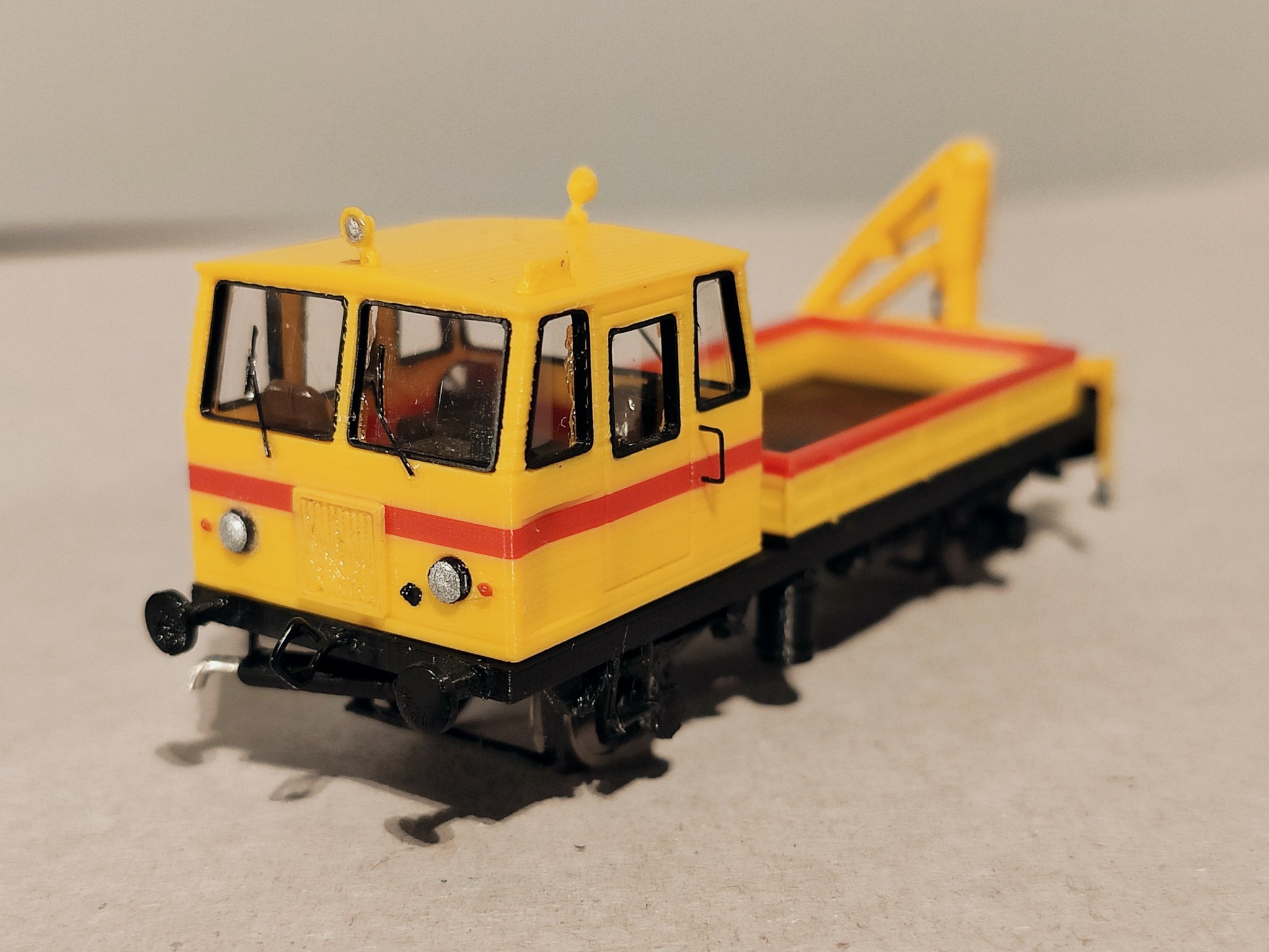 Wózek motorowy Drezyna Kolzam WŻA-10 tỷ lệ 1:120