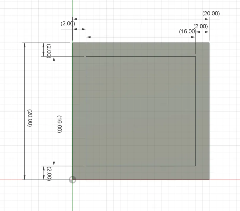 Bài kiểm tra độ bền của mô hình khối hình vuông 20x20mm