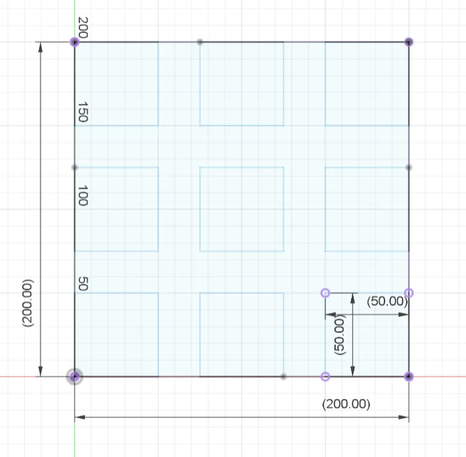 Bài kiểm tra lớp đầu tiên hoàn hảo với 9 hình vuông 50x50mm
