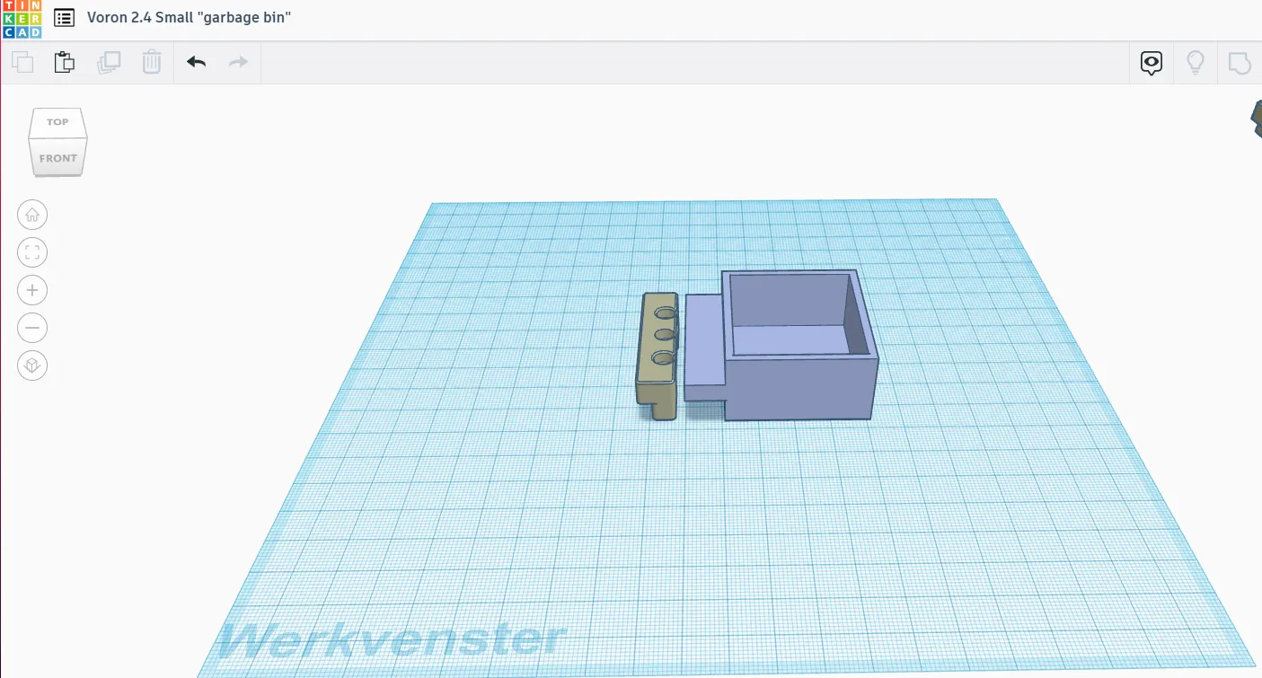 Thùng rác nhỏ cho Voron Purge trên máy in Voron 2.4