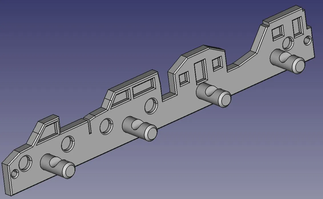 Móc treo chìa khóa đa năng cho 4 loại chìa khóa