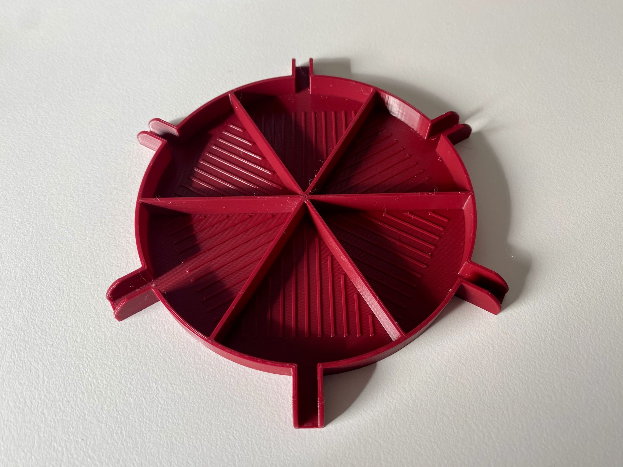 Khay vẽ tranh kim cương đa ngăn chứa 6 màu khác nhau