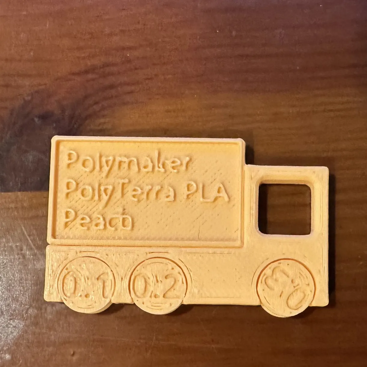 Xe tải Swatch với thông tin filament tích hợp