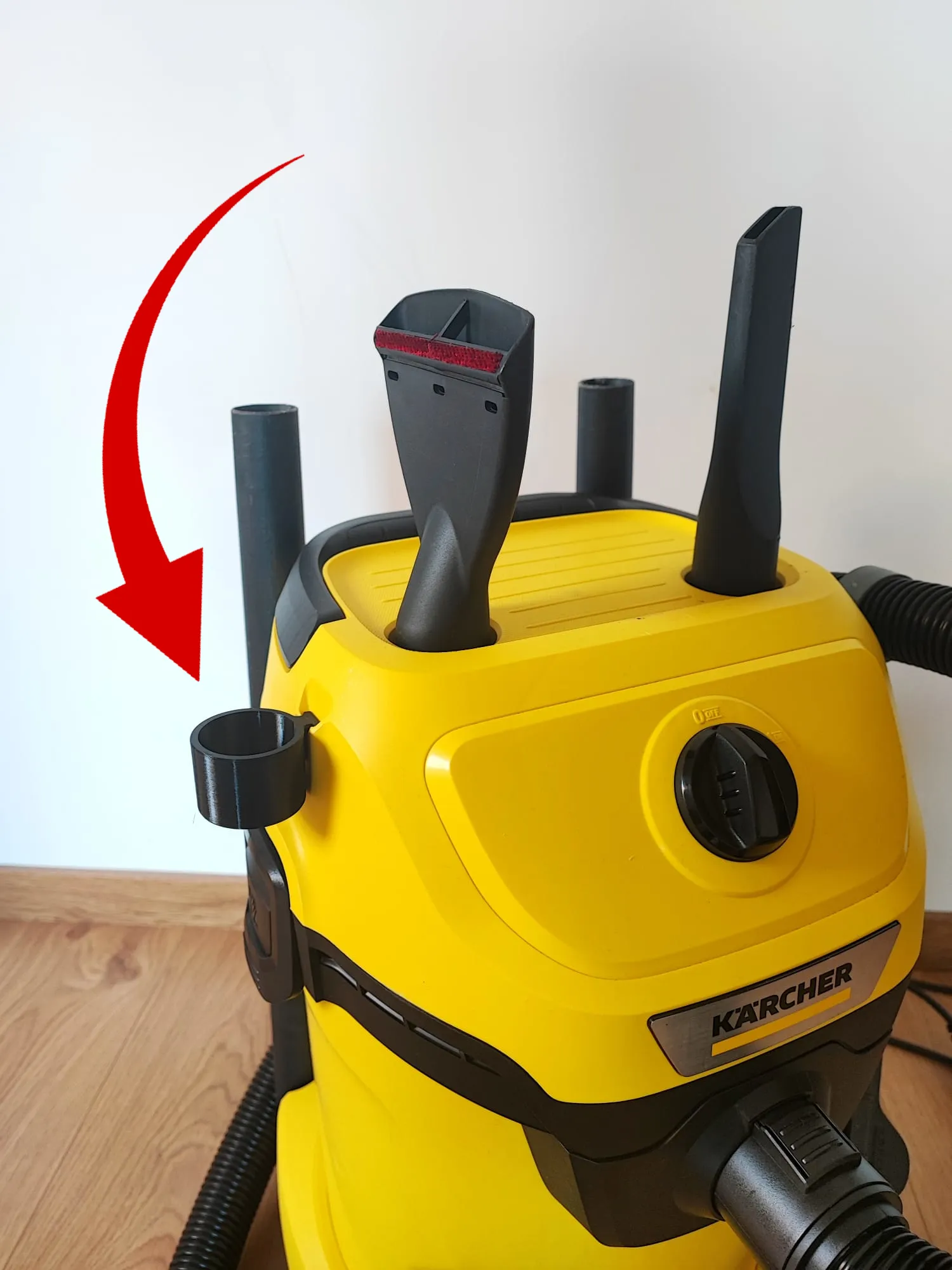 Giá đỡ vòi Karcher WD3 theo chiều dọc và ngang