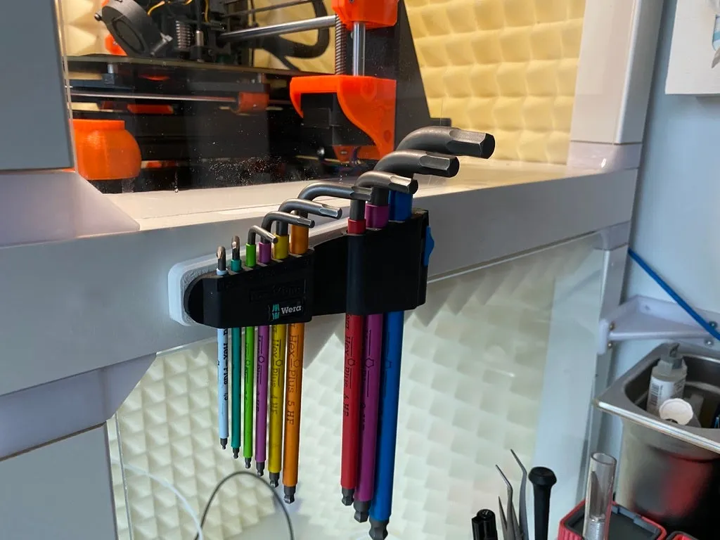 Giá đỡ tường cho bộ chìa khóa Allen HexPlus của WERA