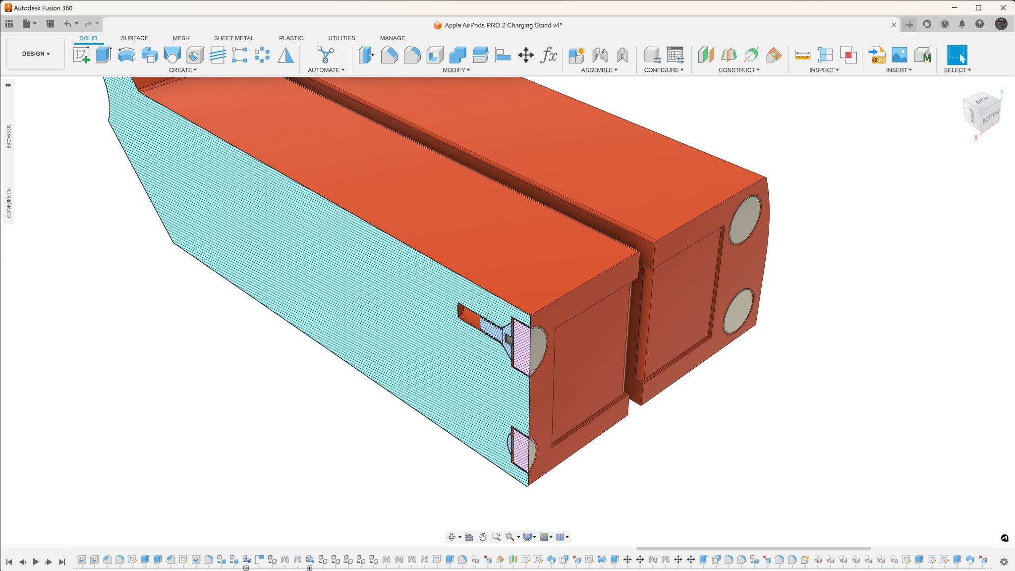 Giá đỡ sạc không dây Apple AirPod Pro 2 (USB-C)