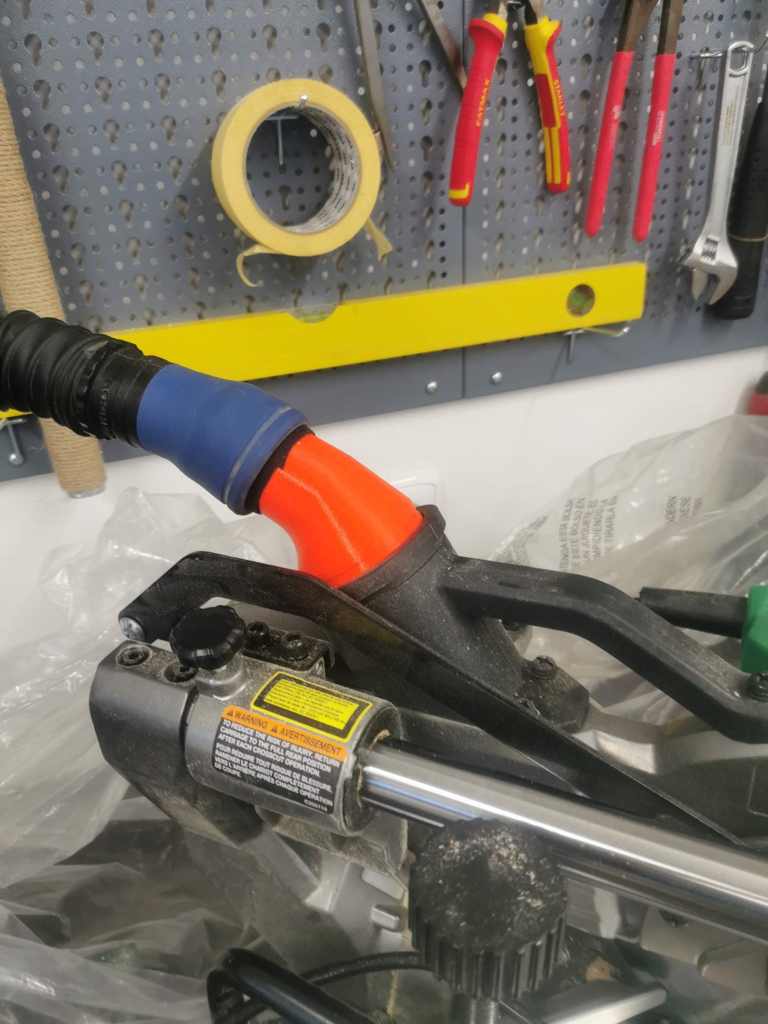 Bộ chuyển đổi hút bụi cho máy cắt miter Hikoki/Hitachi C8FSHG