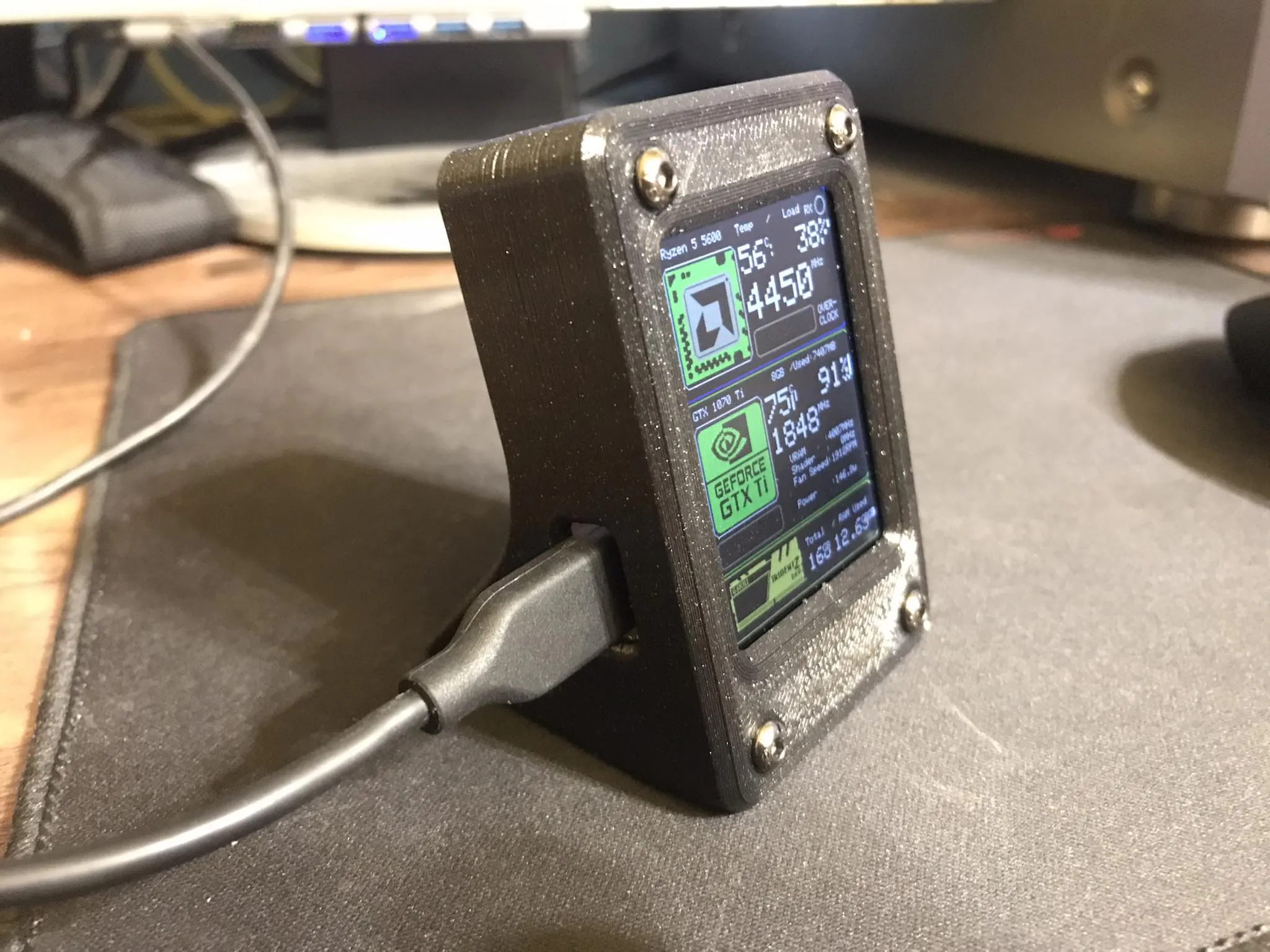 Vỏ bảo vệ cho màn hình hiển thị hiệu suất PC PhatStats