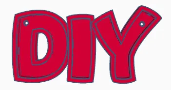 Đèn LED tự làm với thiết kế tên riêng