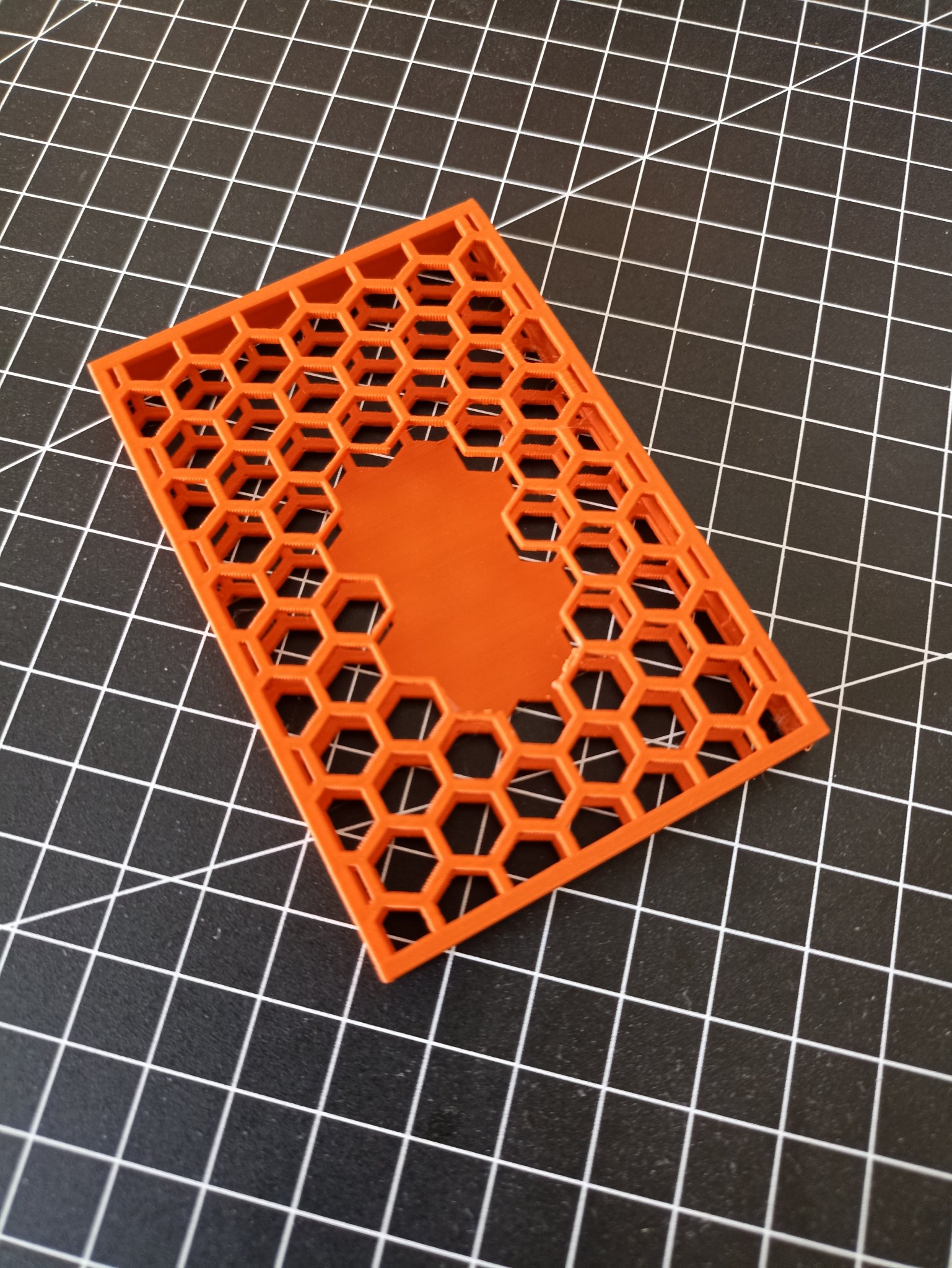 Giá đỡ danh thiếp hình lục giác đơn giản