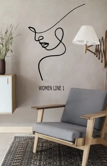 Dòng tranh tường về khuôn mặt phụ nữ nghệ thuật