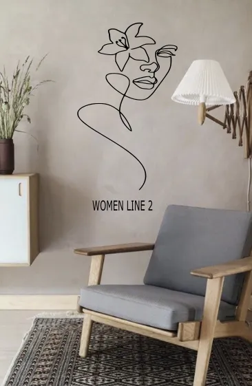 Dòng tranh tường về khuôn mặt phụ nữ nghệ thuật
