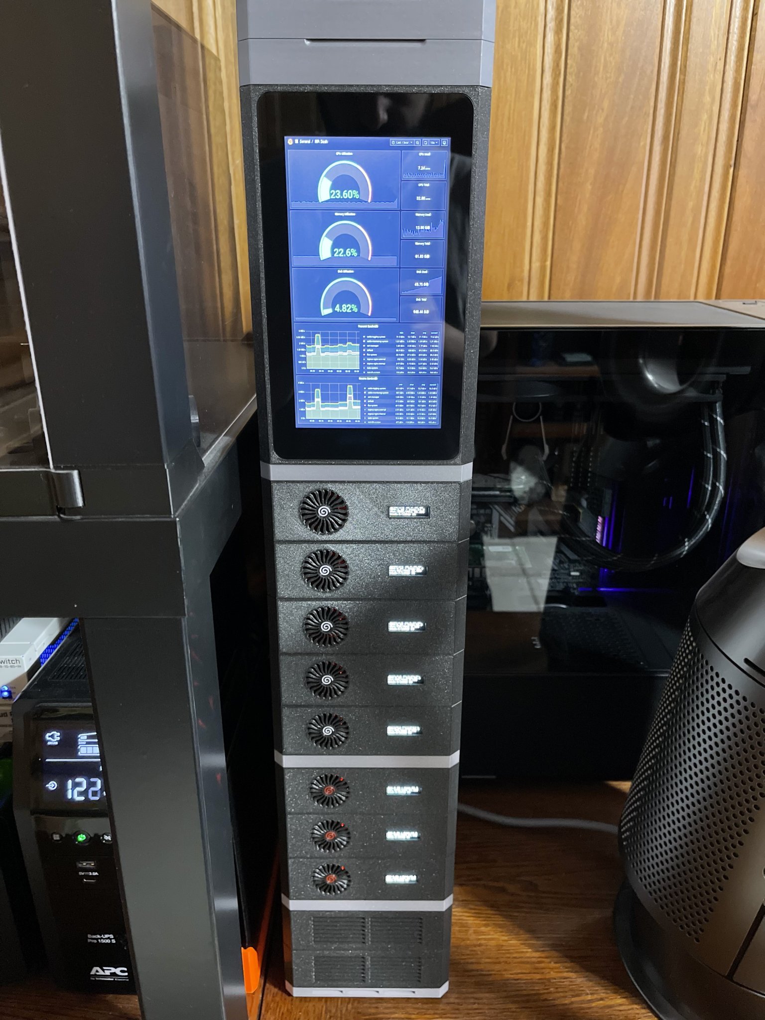 Giá đỡ máy chủ Raspberry Pi hoàn toàn mô-đun