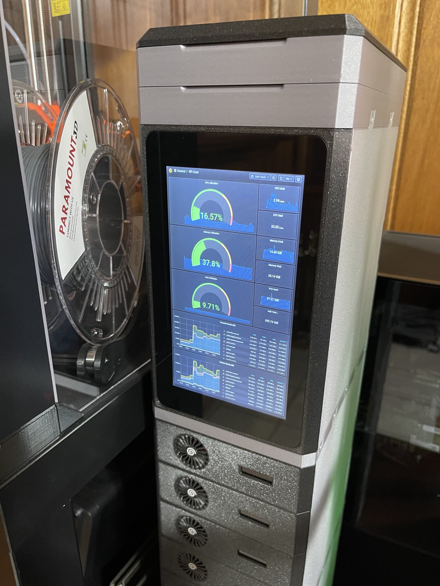 Giá đỡ máy chủ Raspberry Pi hoàn toàn mô-đun