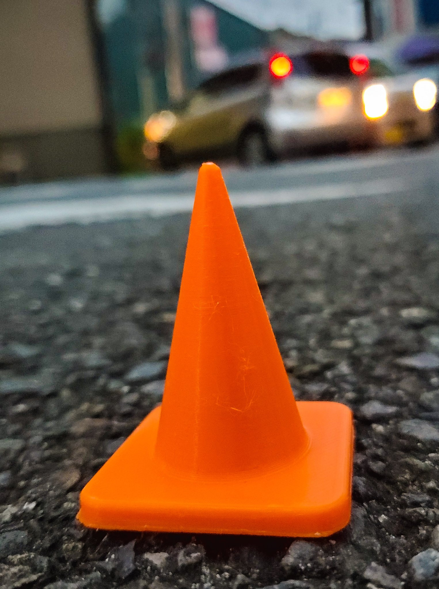 Bộ mô hình cọc giao thông và rào chắn nhiều màu sắc