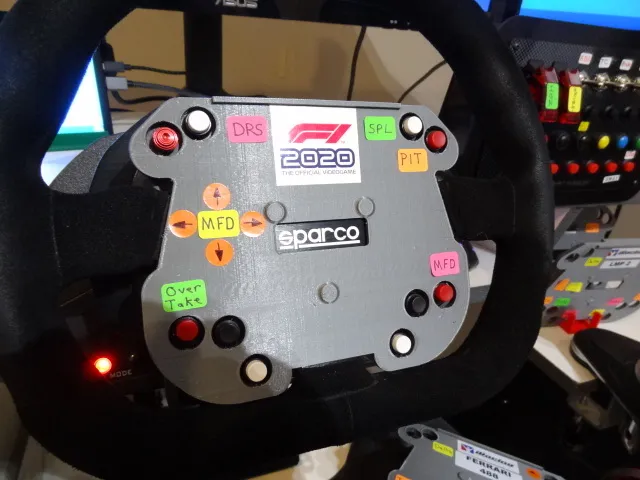 Bảng điều khiển vô lăng đua Sim Racing