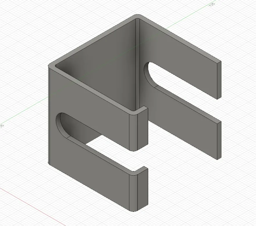 Giá đỡ hình chữ C 40x40x38mm cho thanh treo M10