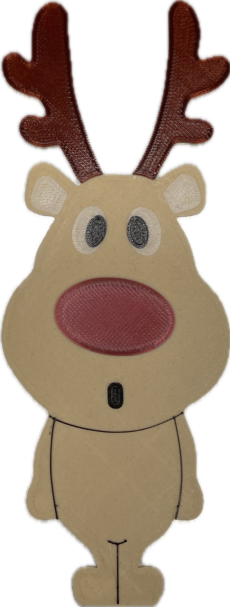 Rudolph - Tuần lộc trang trí Giáng Sinh 2D