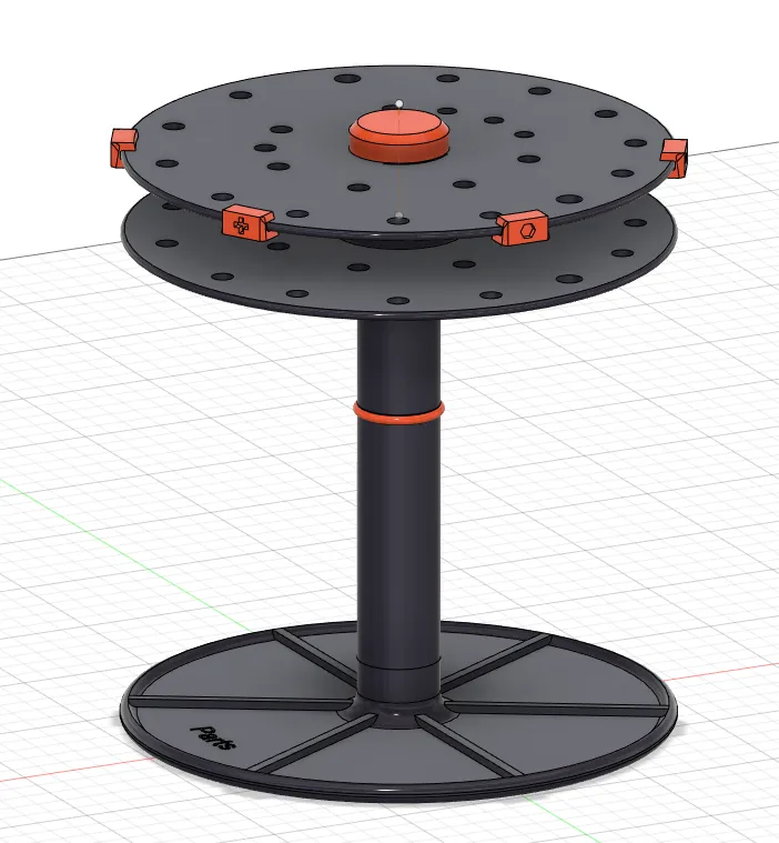 Giá đỡ tua vít chính xác xoay với thiết kế mô-đun