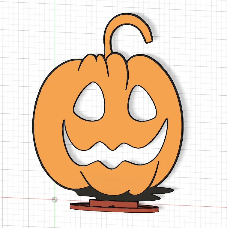 Trang trí bí ngô với giá đỡ hai kích thước khác nhau