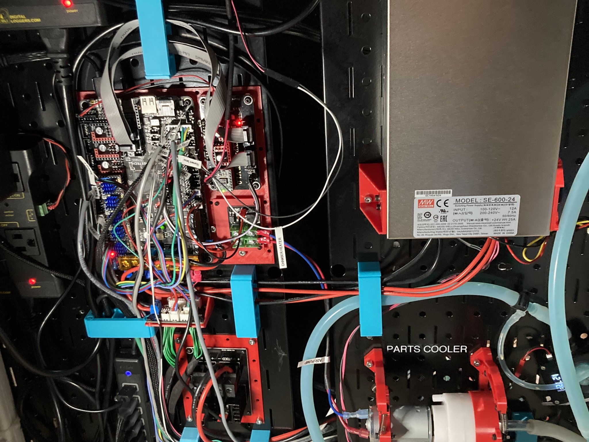 Kẹp cáp cho bảng điều khiển tường với khoảng cách 1