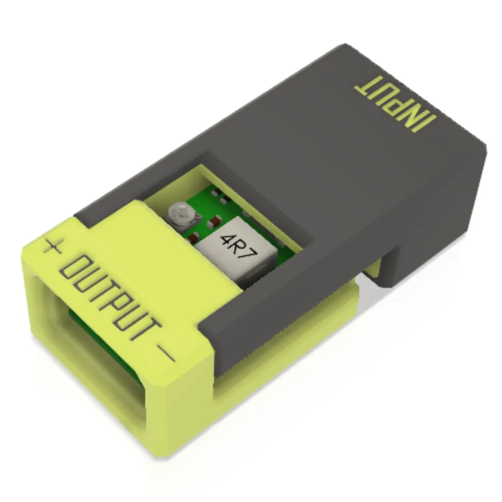 Vỏ cho module hạ áp TypeC PD 20V với 2 đầu ra