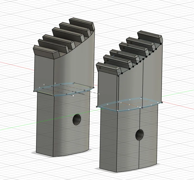 Đế thay thế cho thang nhôm với kích thước 40 mm và 19 mm, 21 mm