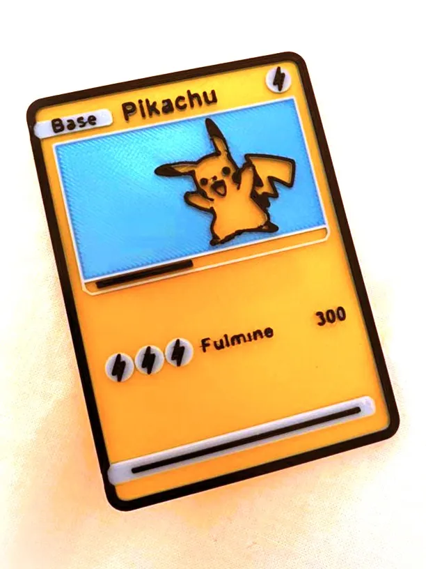 Thẻ Pokemon - Pikachu (Ý) với tính năng thay đổi màu sắc thủ c...