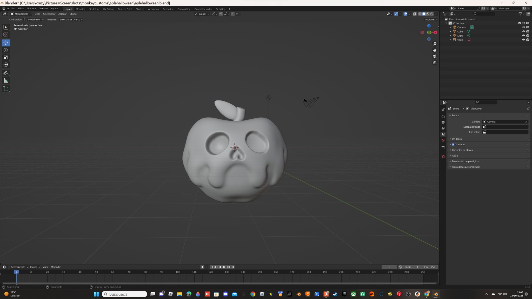 Táo ma quái cho dịp Halloween