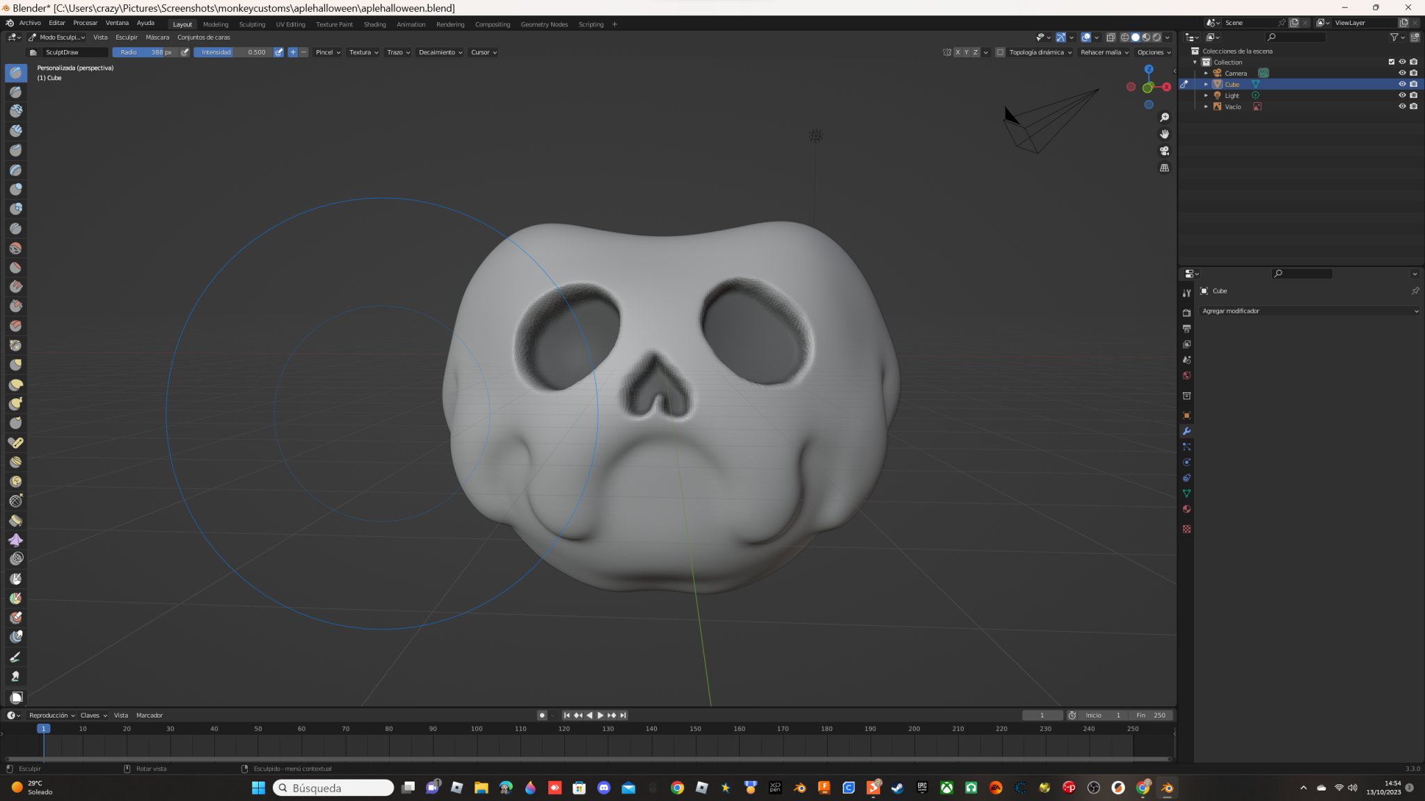 Táo ma quái cho dịp Halloween