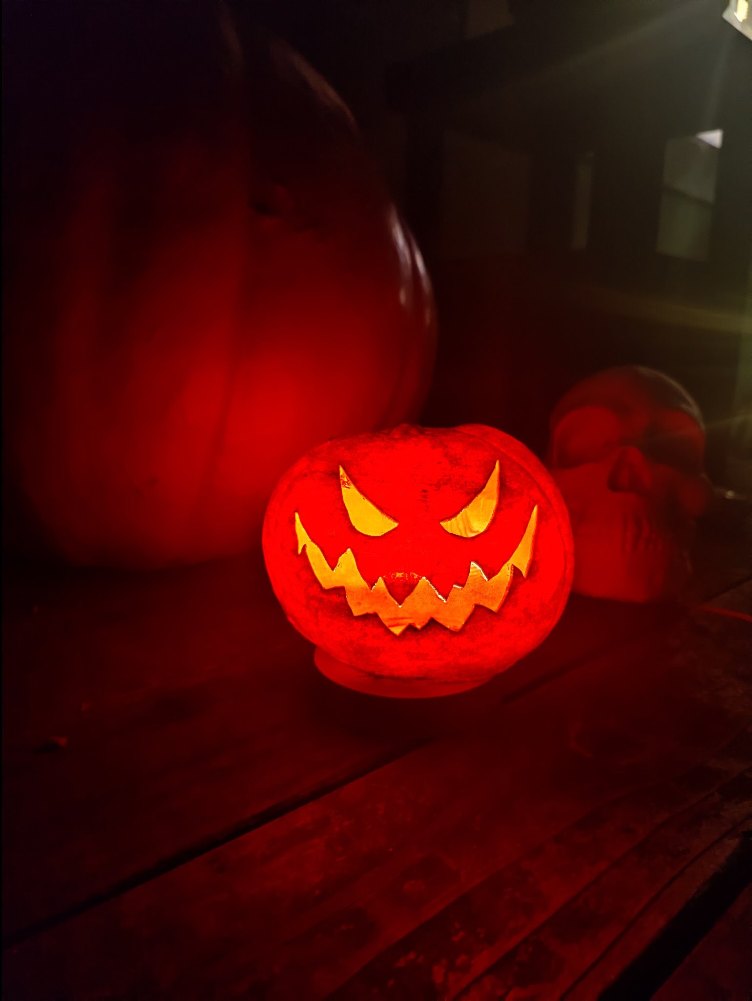 Quả bí ngô Jack-O-Lantern được quét 3D thực tế