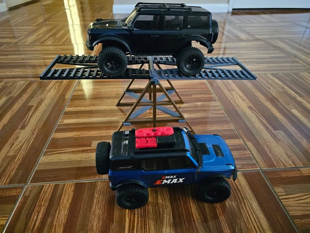 Đu quay teeter totter tỉ lệ 1/18 cho xe crawler