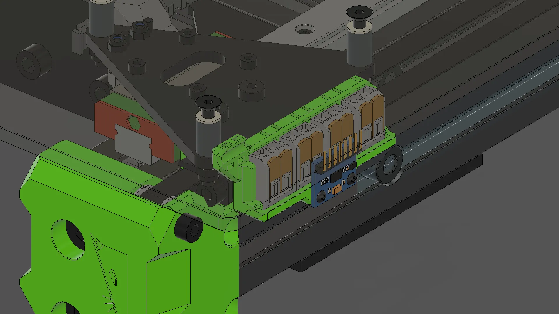 Giá đỡ Wago 221 cho RatRig V-Minion với lỗ gắn ADXL