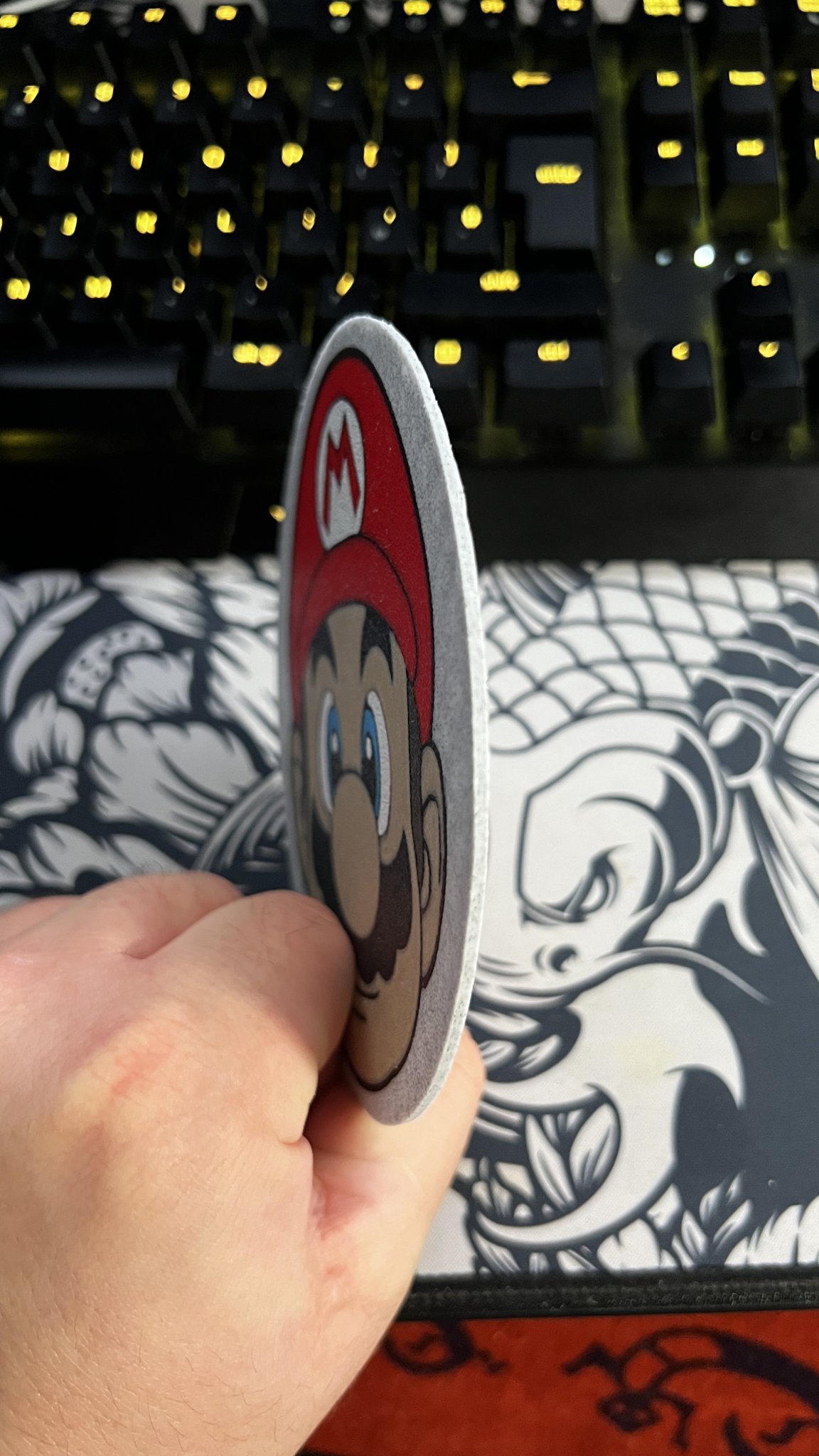 Đế lót đa sắc màu nhân vật Mario