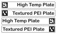 Khuôn Dán QR Máy Bambu X1C