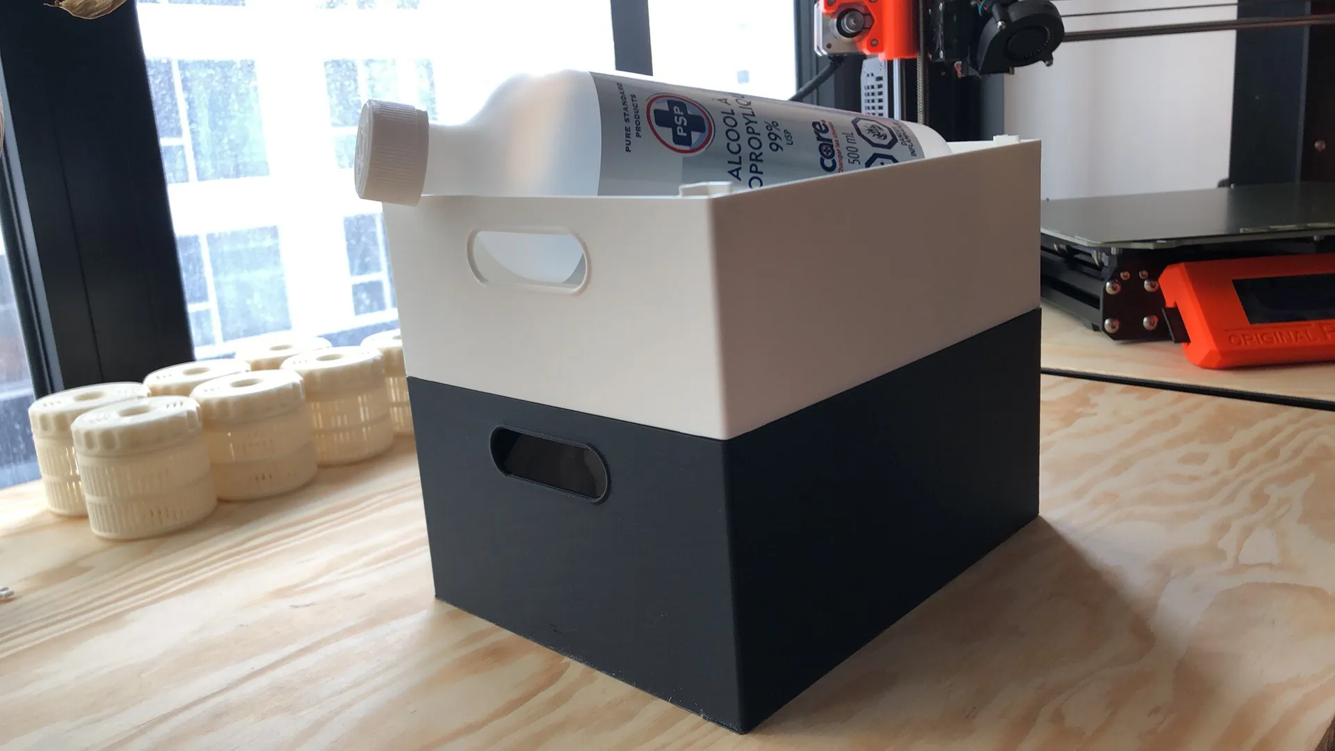 Khay xếp chồng kiểu thùng đựng đồ dùng gia đình