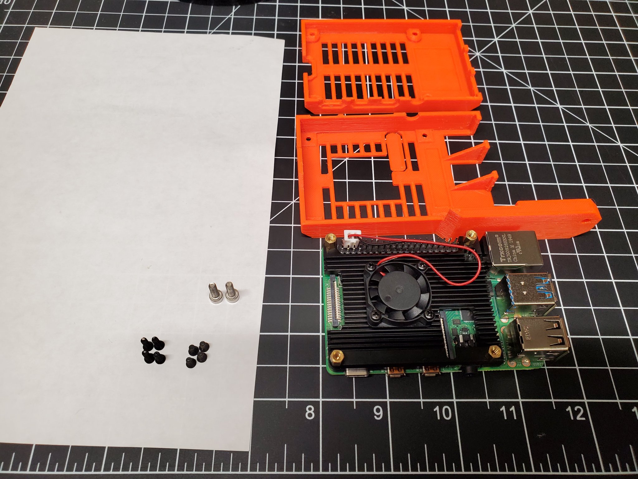 Vỏ Raspberry Pi4 cho Prusa i3 MK3 - Thiết kế cải tiến