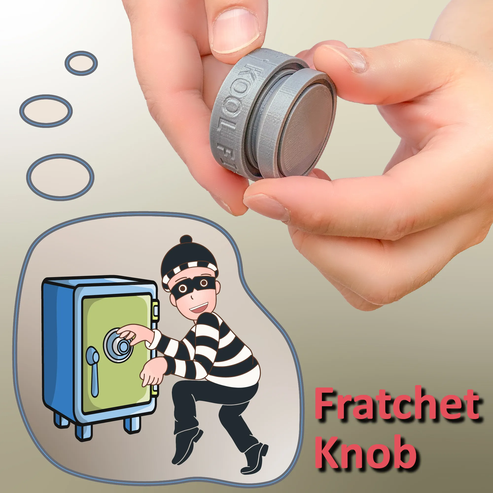 Fratchets: Ròng rọc từ tính không lò xo