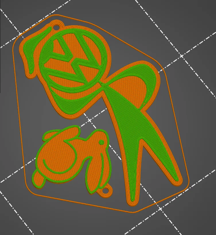 Nhân vật dịch vụ Volkswagen và móc khóa thỏ