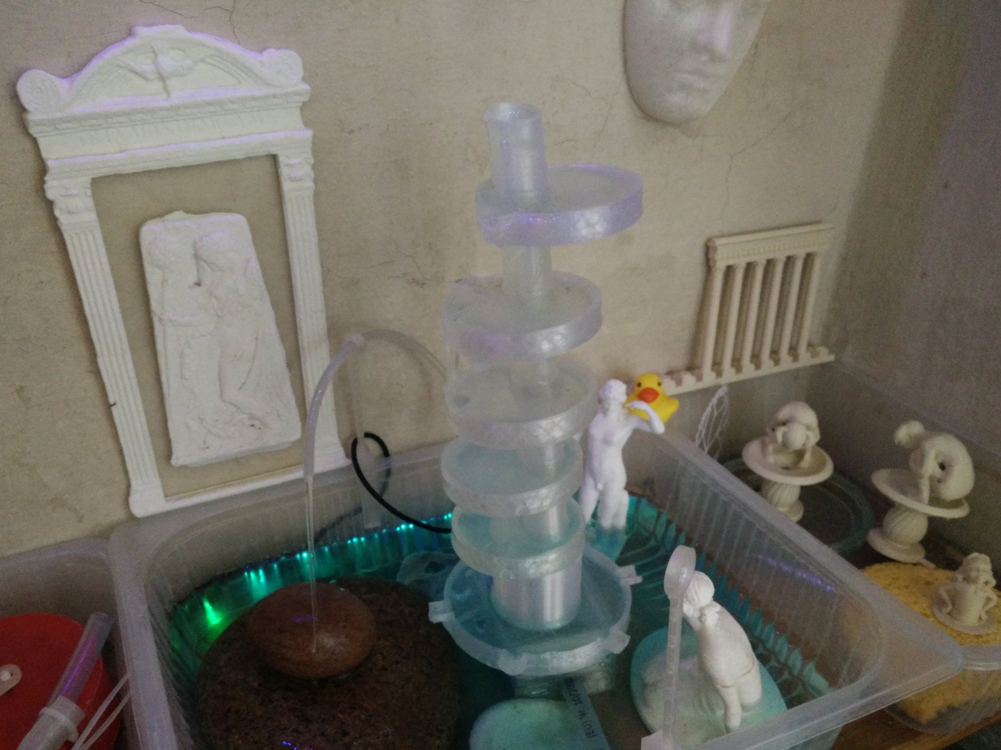 Đài phun nước mô-đun cho ban công và không gian trong nhà