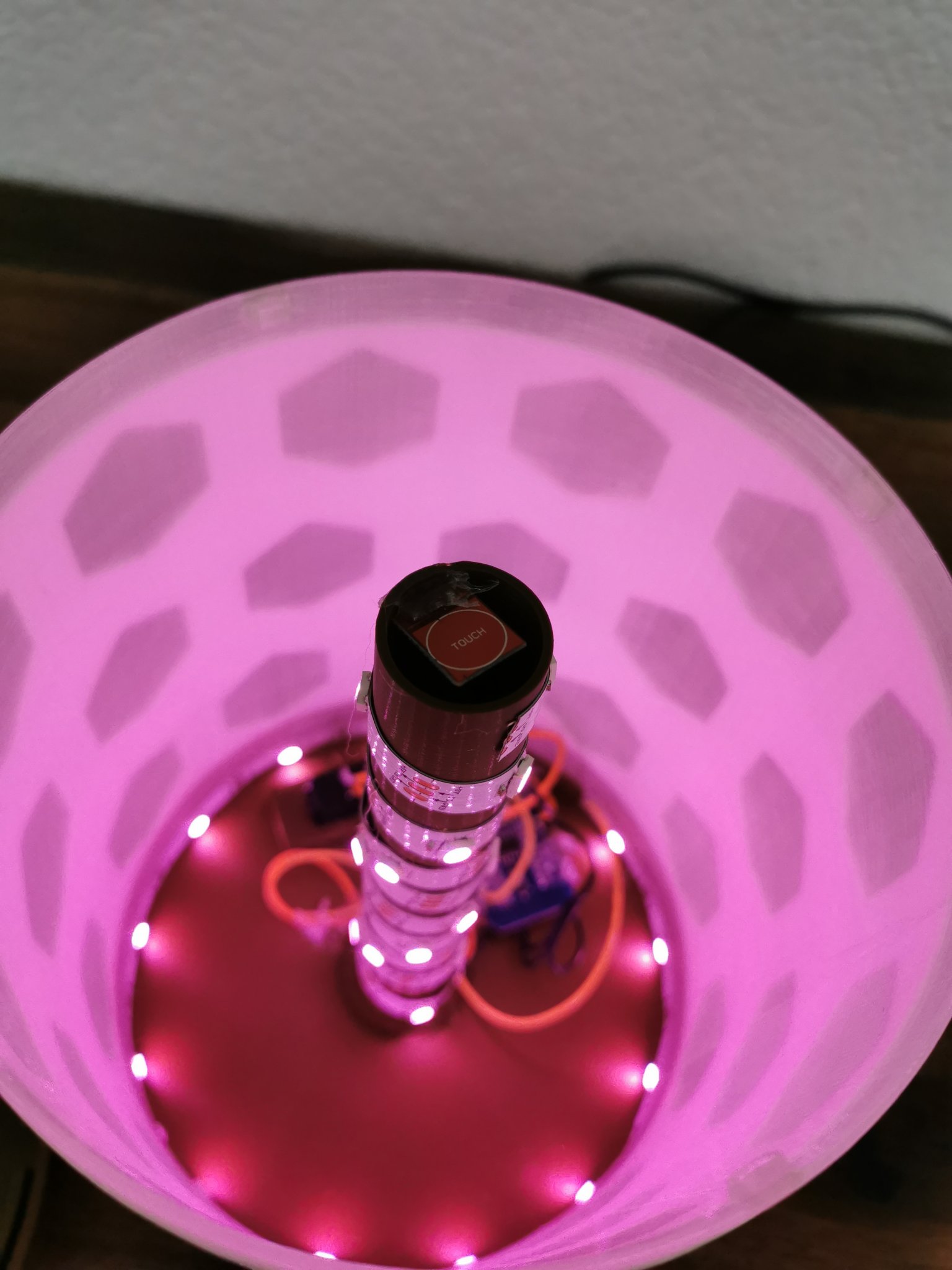 Đèn ngủ RGB Neopixel với cảm biến chạm