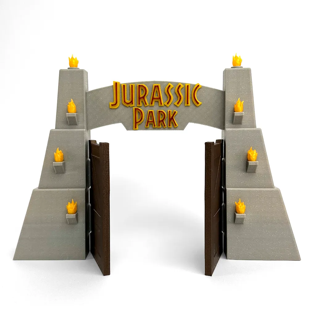 Cổng vào Công viên Kỷ Jura