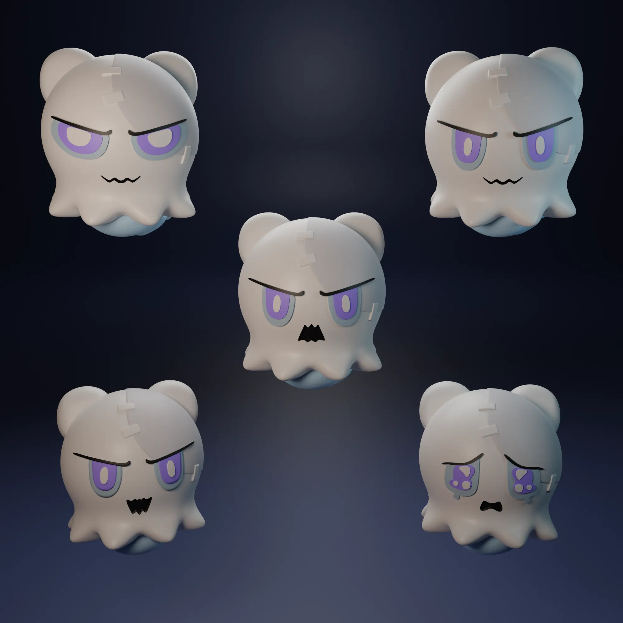 Móc khóa Wubbaboo từ Honkai Star Rail với 5 phiên bản khác nhau