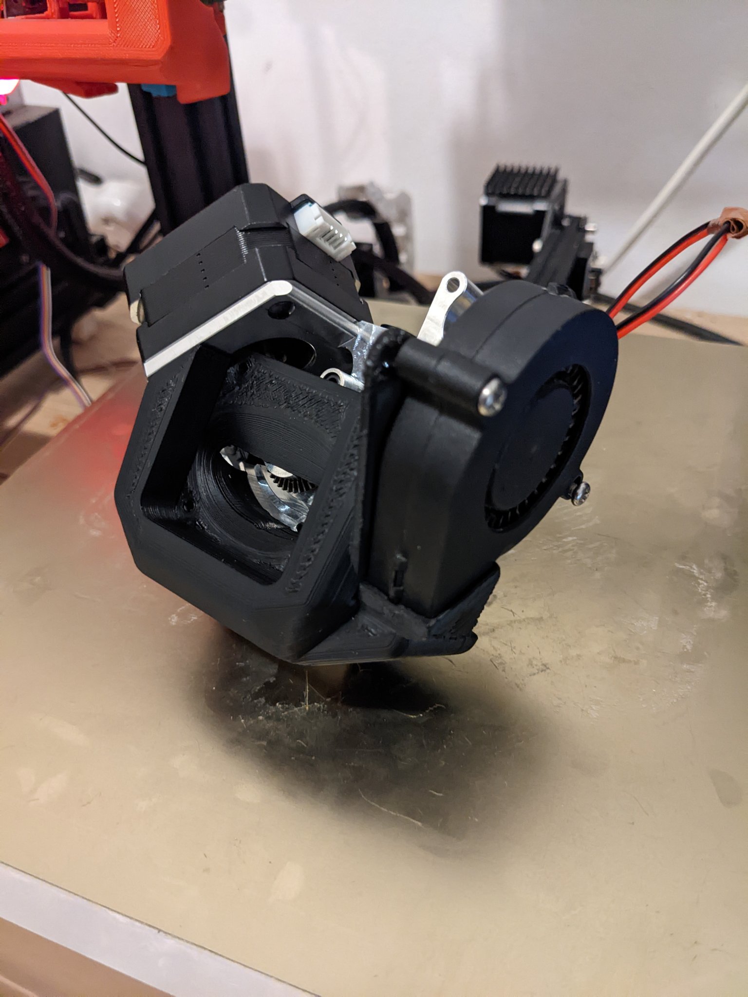 Bộ che quạt extruder NG 5015 thích ứng cho hotend volcano