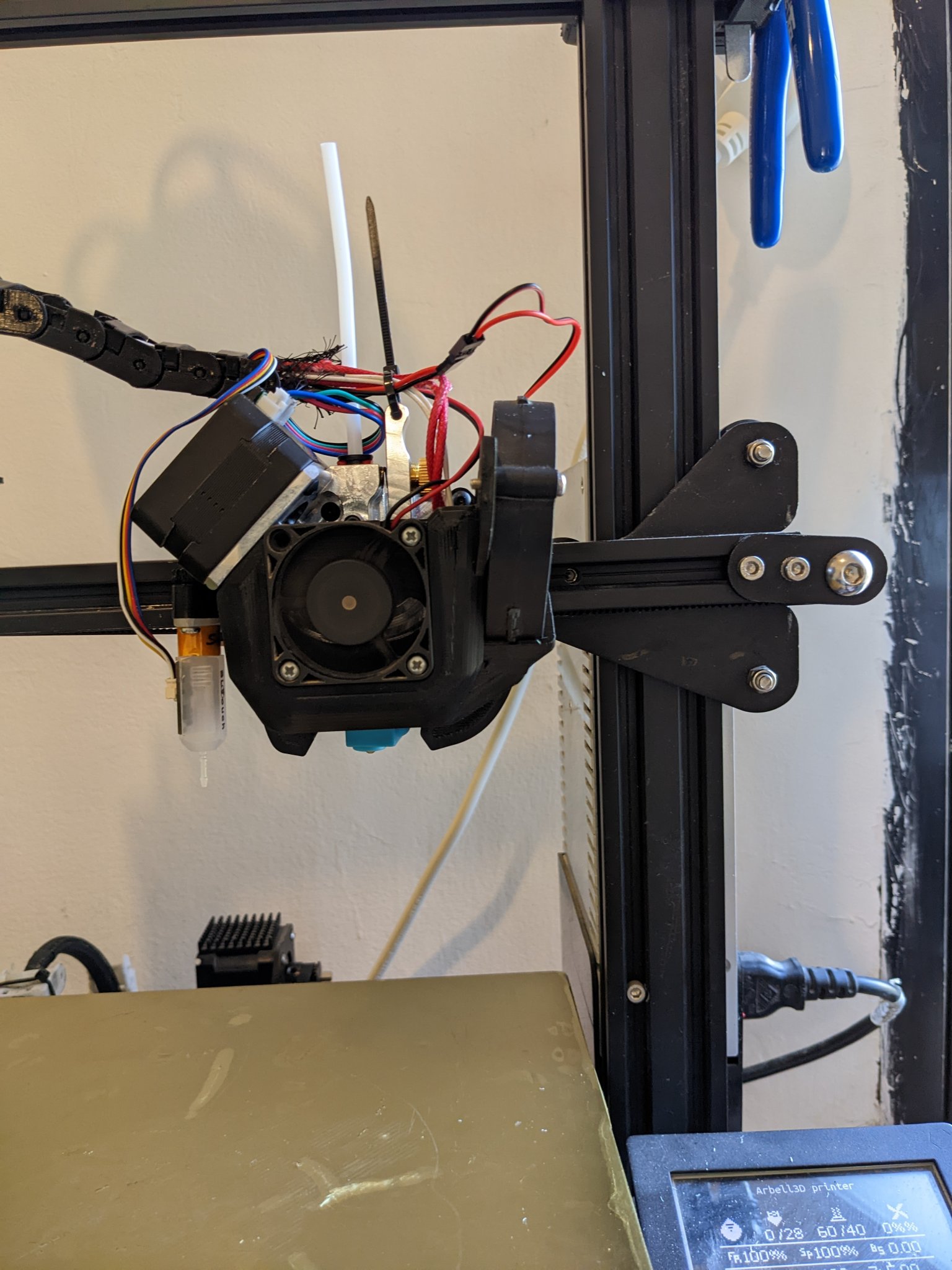 Bộ che quạt extruder NG 5015 thích ứng cho hotend volcano