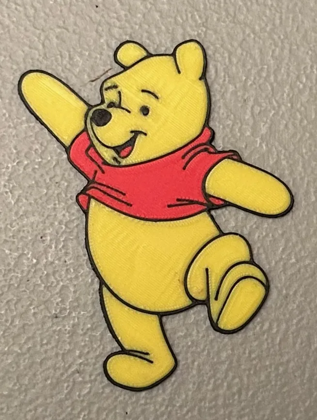 Nam châm Winnie the Pooh nhiều màu sắc